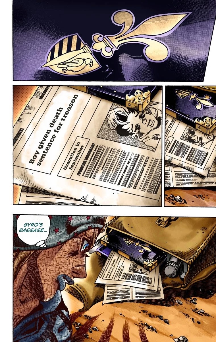 JoJo's Bizarre Adventure Part 7 - Steel Ball Run (Official Colored) chapter 15 page 11