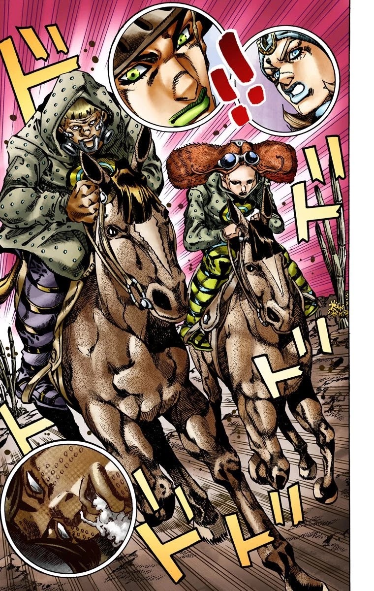 JoJo's Bizarre Adventure Part 7 - Steel Ball Run (Official Colored) chapter 15 page 27