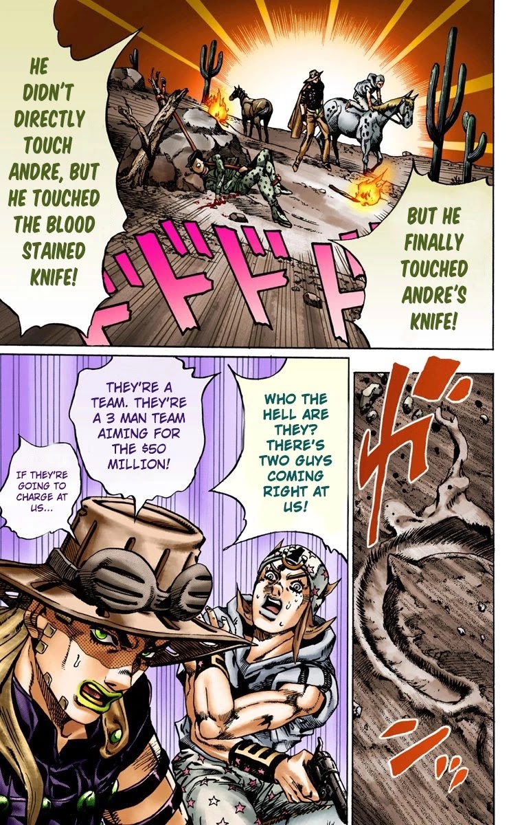 JoJo's Bizarre Adventure Part 7 - Steel Ball Run (Official Colored) chapter 15 page 29