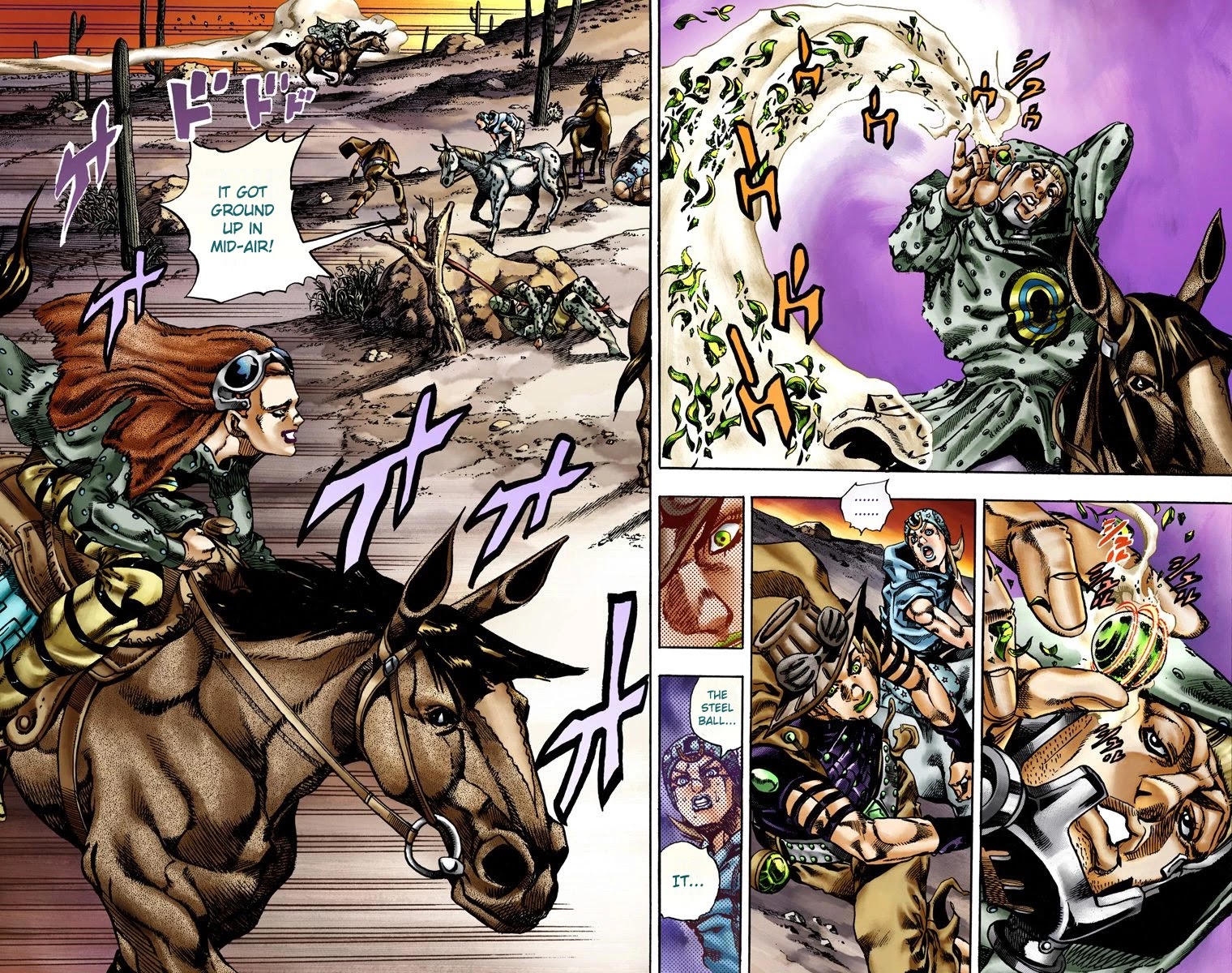 JoJo's Bizarre Adventure Part 7 - Steel Ball Run (Official Colored) chapter 16 page 14