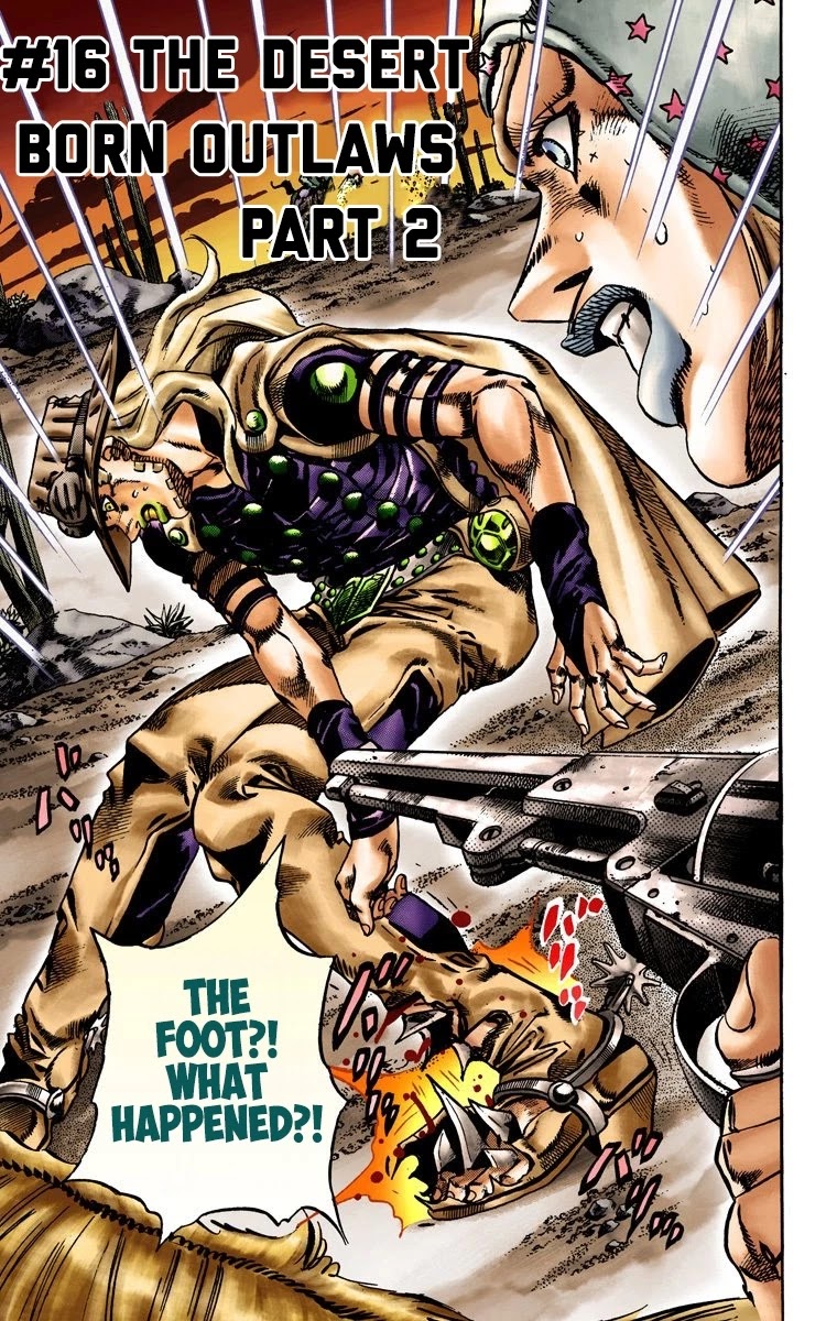 JoJo's Bizarre Adventure Part 7 - Steel Ball Run (Official Colored) chapter 16 page 2