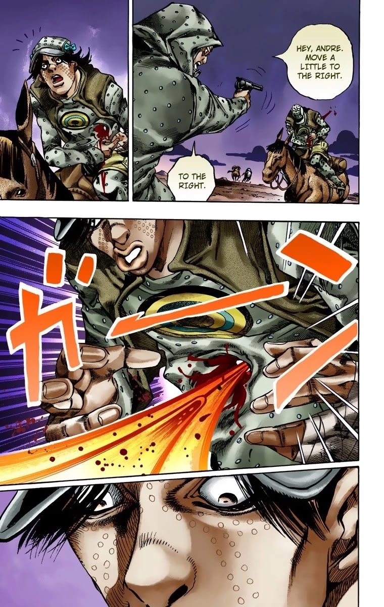 JoJo's Bizarre Adventure Part 7 - Steel Ball Run (Official Colored) chapter 17 page 5