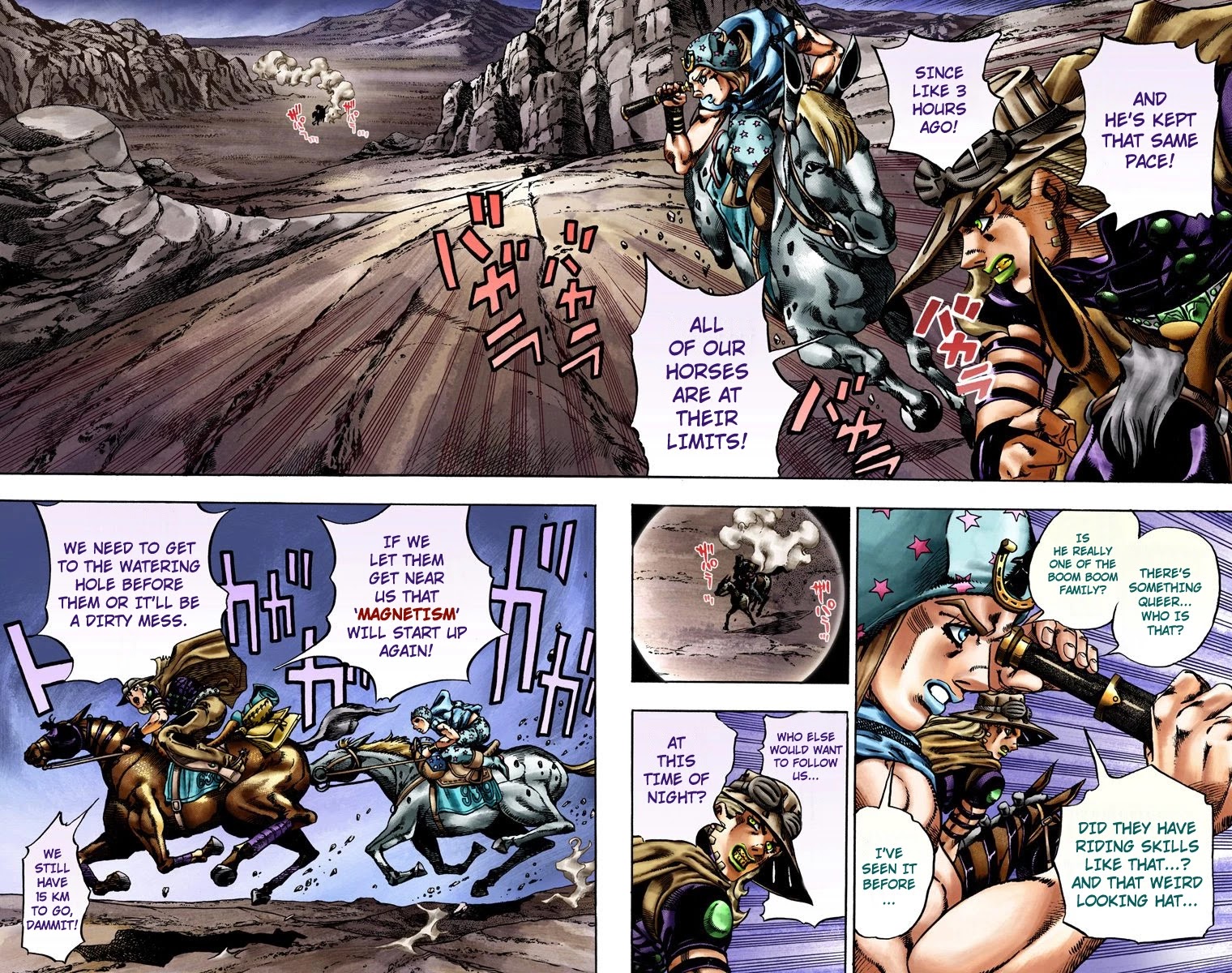JoJo's Bizarre Adventure Part 7 - Steel Ball Run (Official Colored) chapter 18 page 4