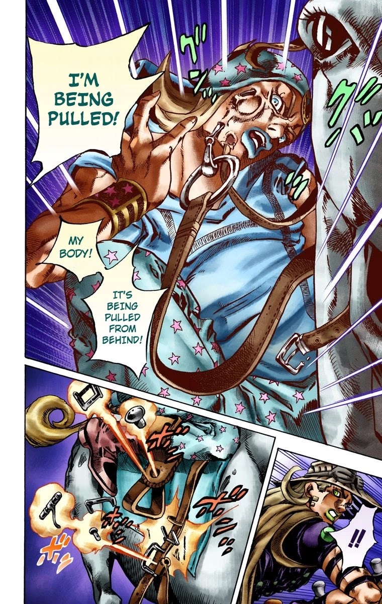 JoJo's Bizarre Adventure Part 7 - Steel Ball Run (Official Colored) chapter 18 page 9