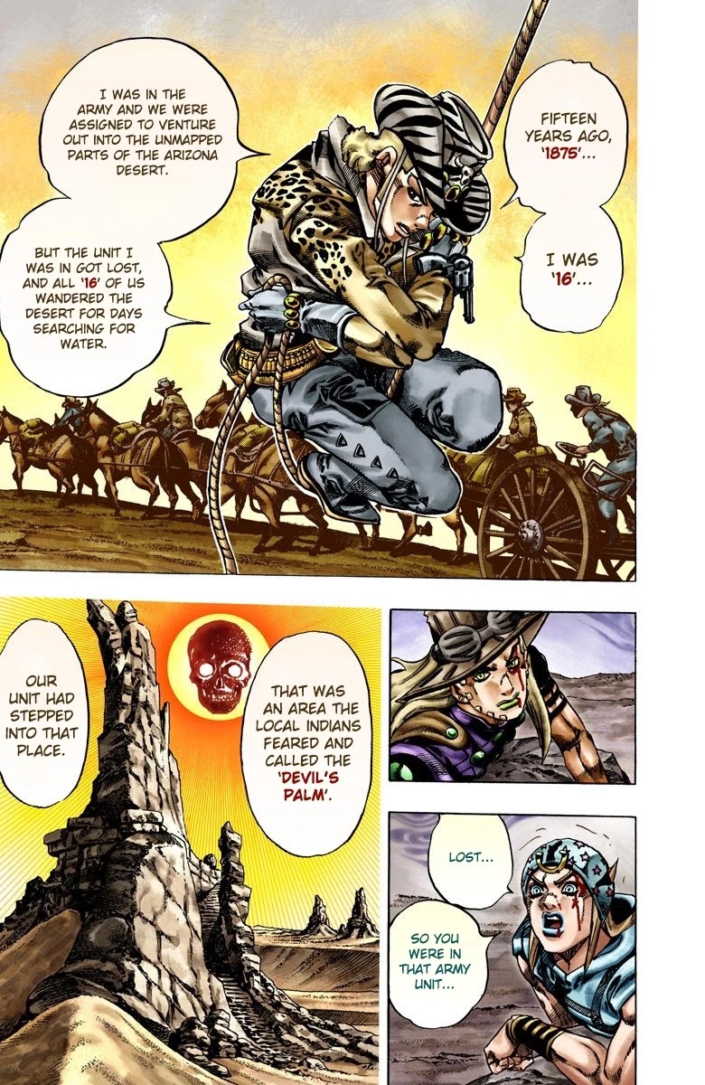 JoJo's Bizarre Adventure Part 7 - Steel Ball Run (Official Colored) chapter 19 page 4