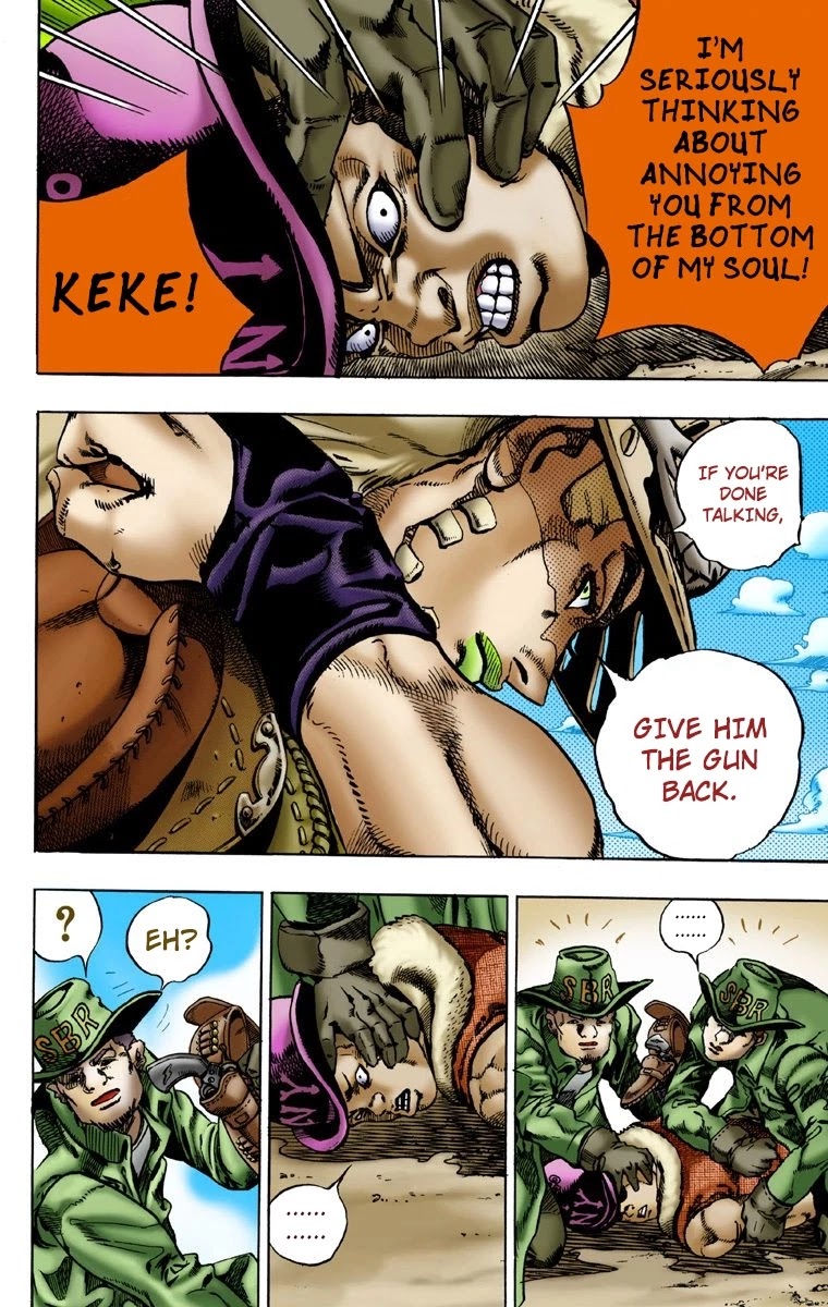 JoJo's Bizarre Adventure Part 7 - Steel Ball Run (Official Colored) chapter 2 page 15