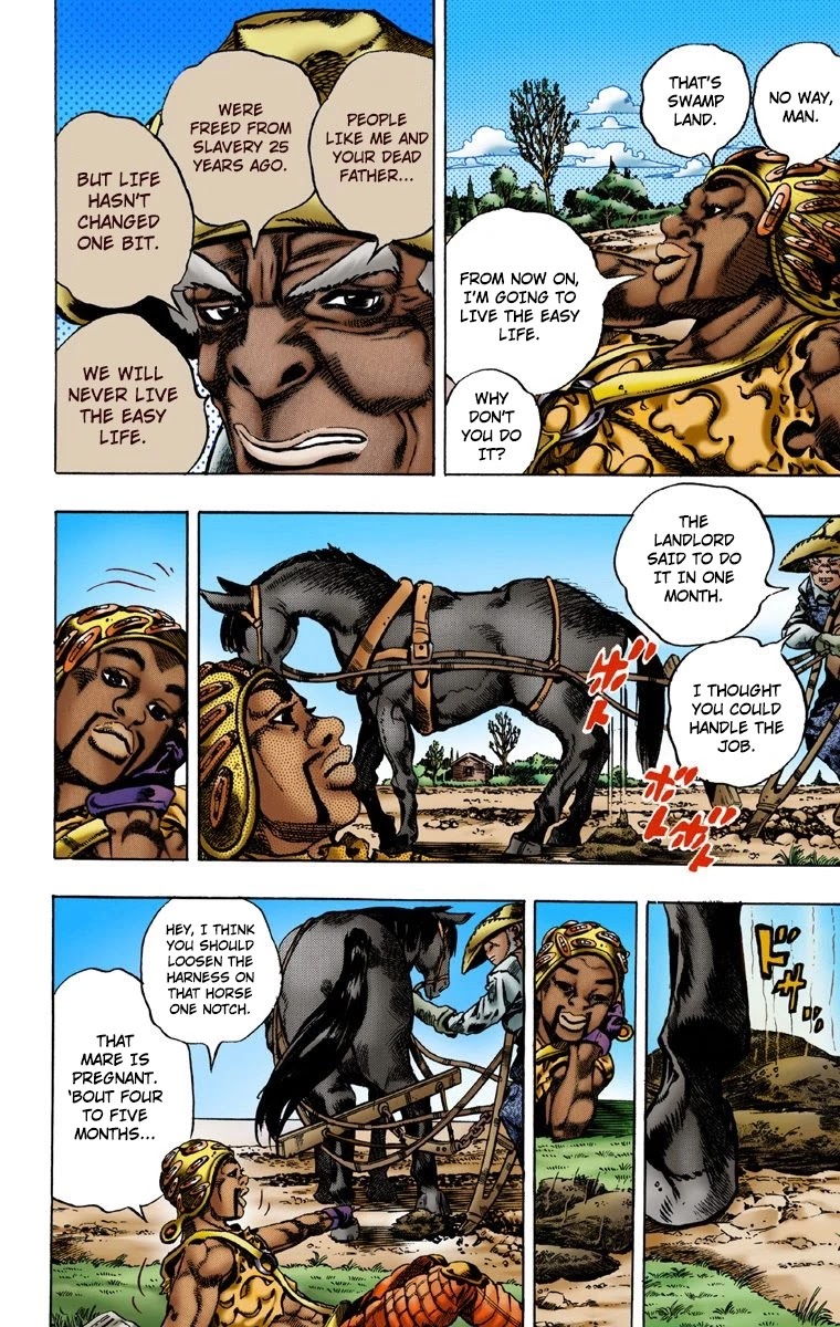 JoJo's Bizarre Adventure Part 7 - Steel Ball Run (Official Colored) chapter 2 page 6