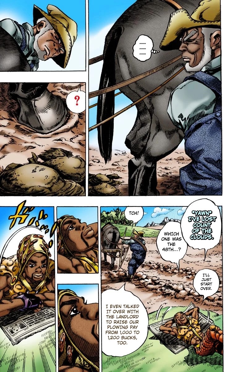 JoJo's Bizarre Adventure Part 7 - Steel Ball Run (Official Colored) chapter 2 page 7