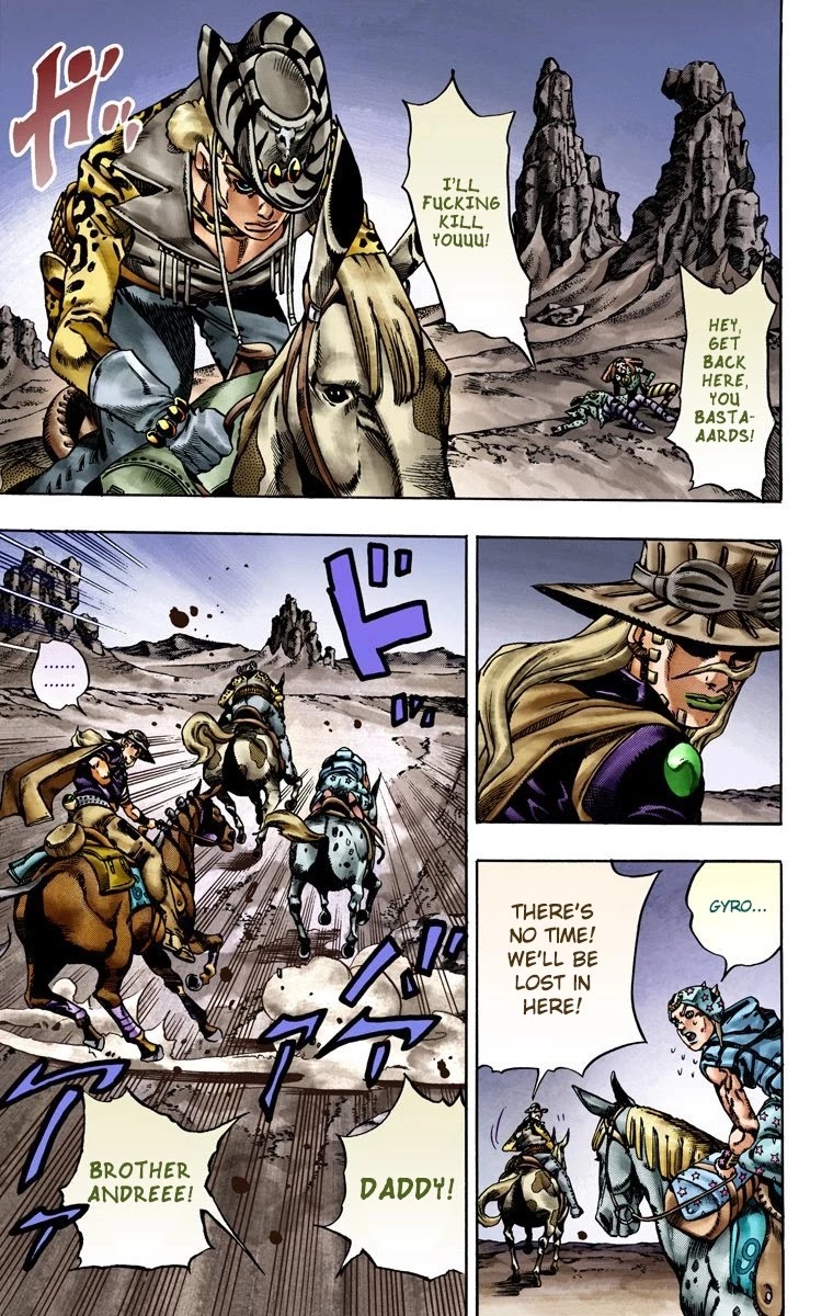 JoJo's Bizarre Adventure Part 7 - Steel Ball Run (Official Colored) chapter 20 page 11