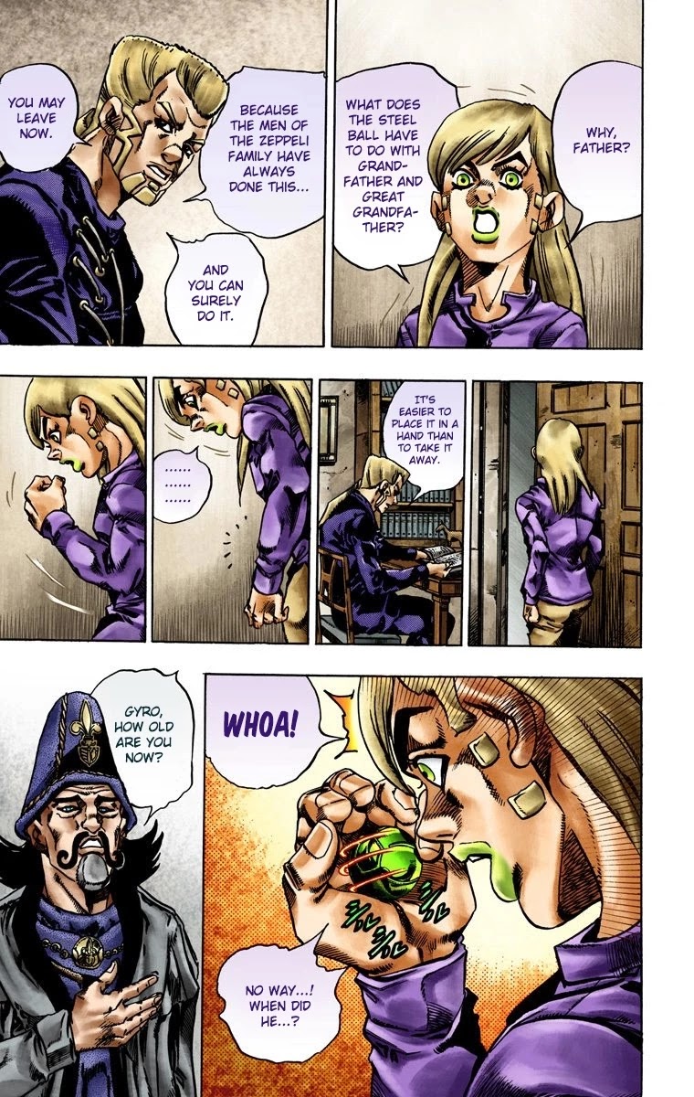 JoJo's Bizarre Adventure Part 7 - Steel Ball Run (Official Colored) chapter 20 page 19