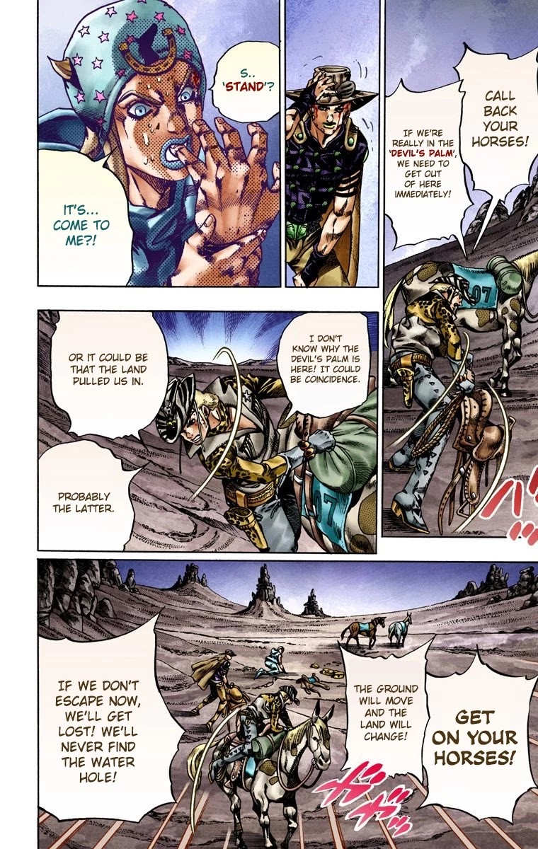 JoJo's Bizarre Adventure Part 7 - Steel Ball Run (Official Colored) chapter 20 page 8