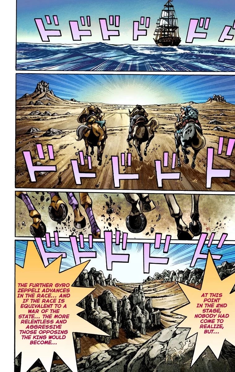 JoJo's Bizarre Adventure Part 7 - Steel Ball Run (Official Colored) chapter 21 page 17
