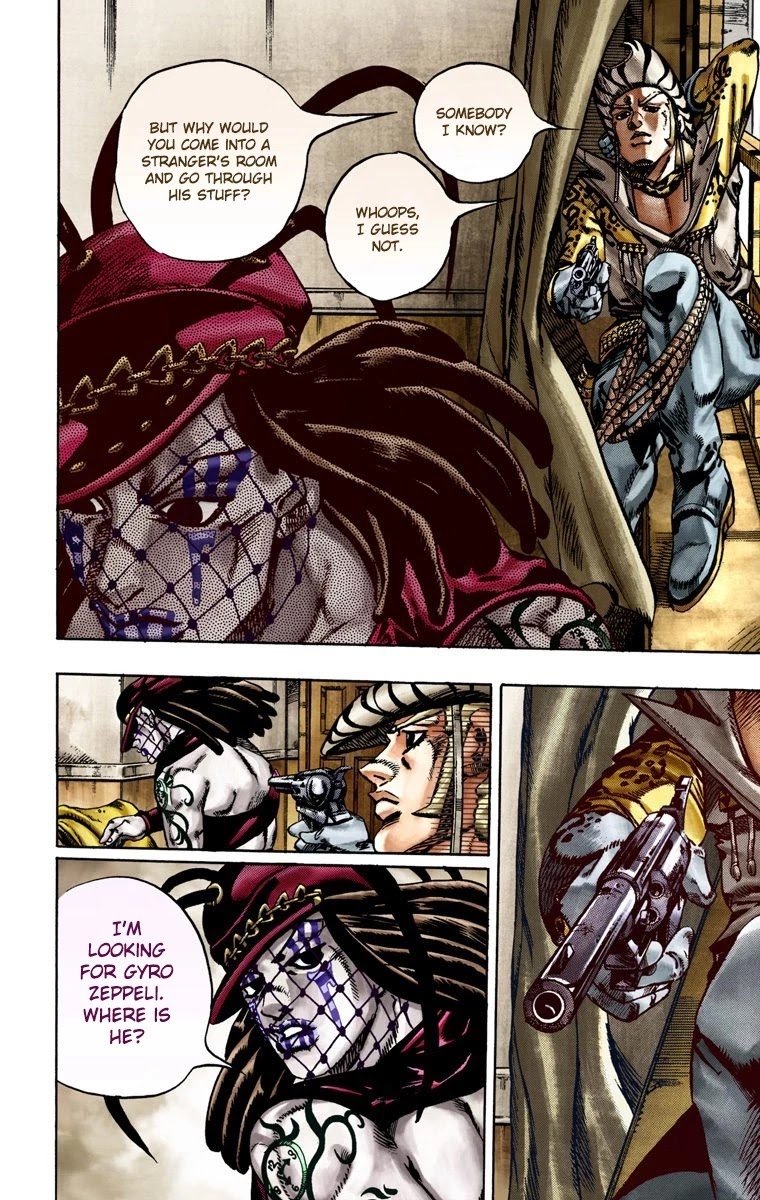 JoJo's Bizarre Adventure Part 7 - Steel Ball Run (Official Colored) chapter 21 page 23