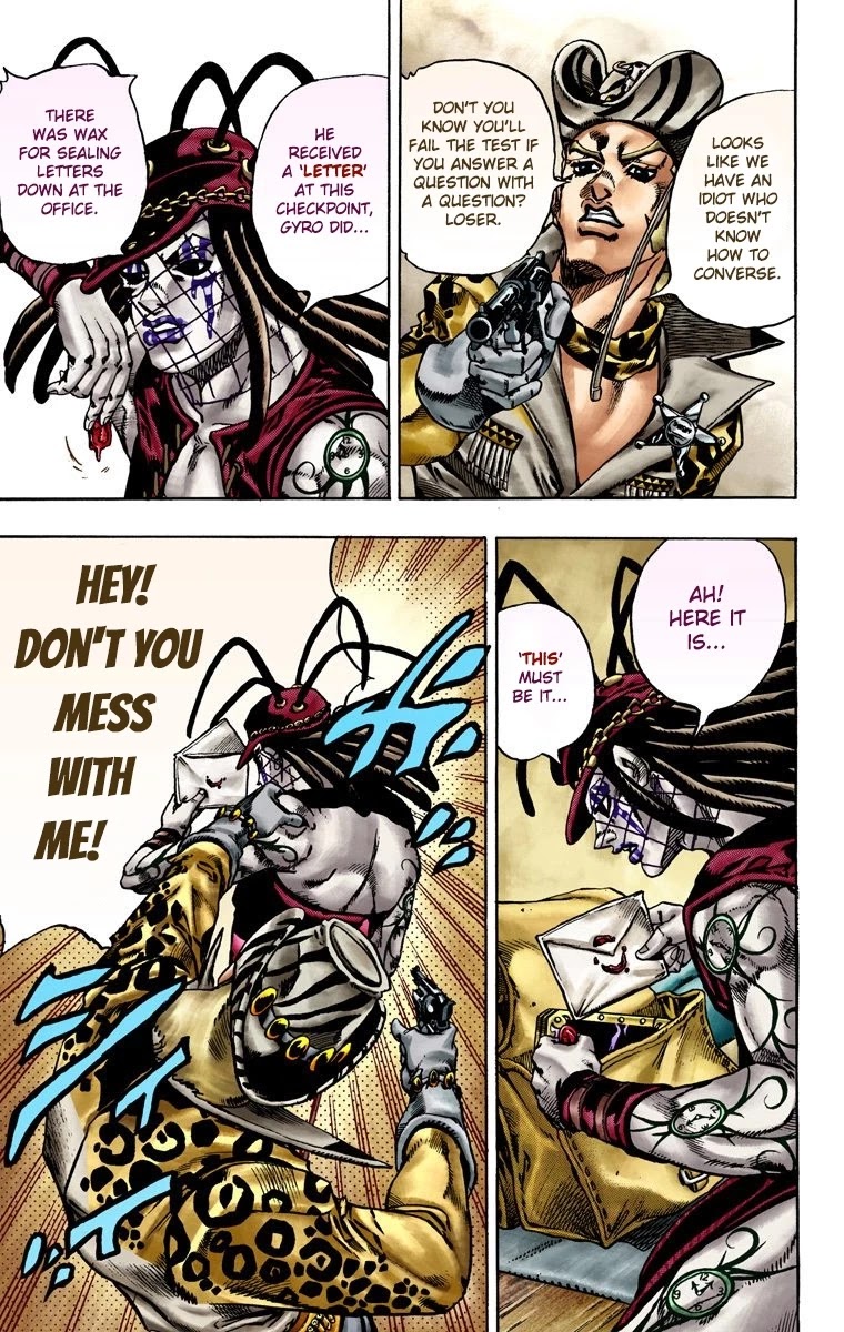 JoJo's Bizarre Adventure Part 7 - Steel Ball Run (Official Colored) chapter 21 page 24