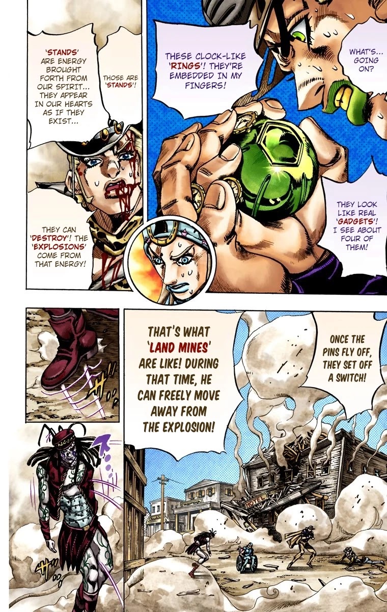 JoJo's Bizarre Adventure Part 7 - Steel Ball Run (Official Colored) chapter 22 page 14