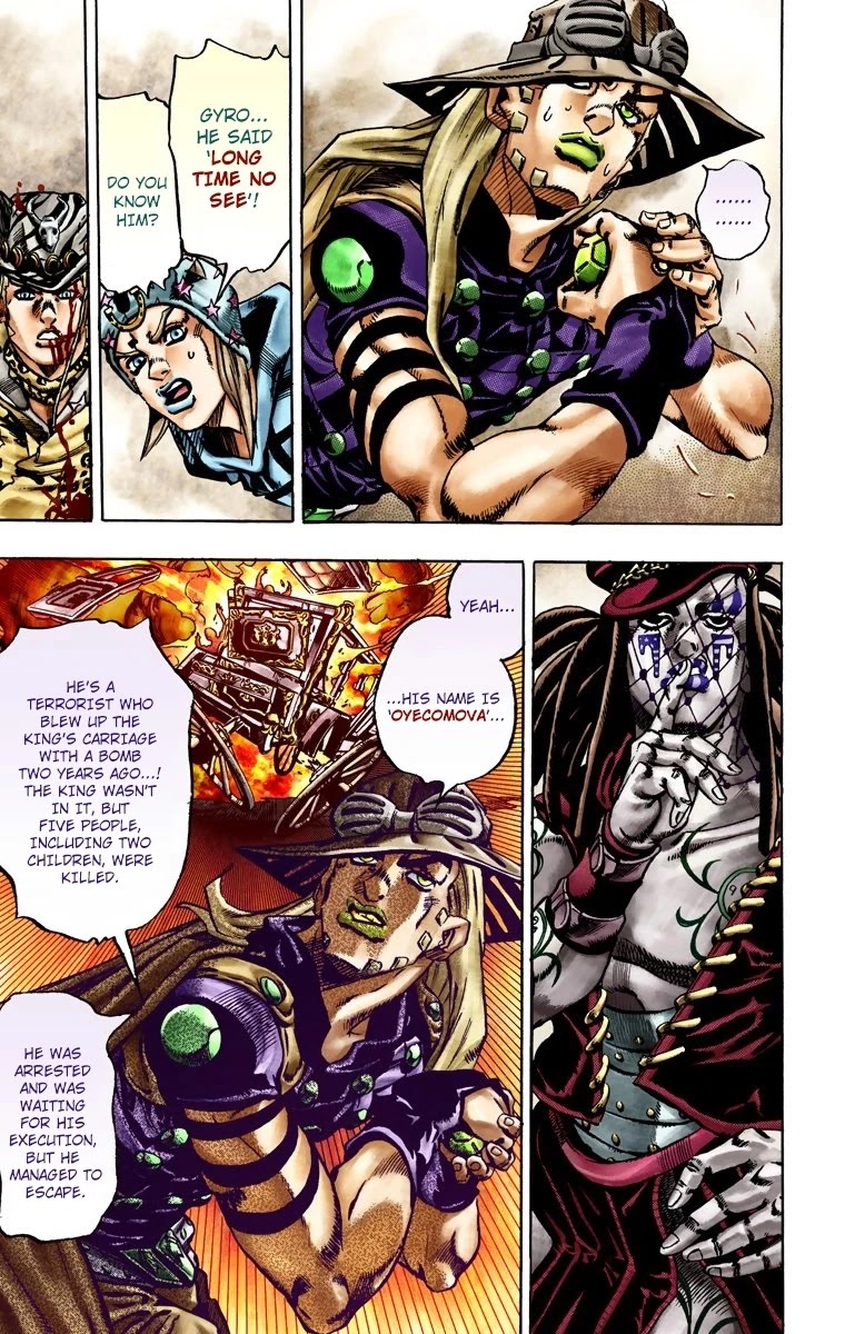 JoJo's Bizarre Adventure Part 7 - Steel Ball Run (Official Colored) chapter 22 page 15