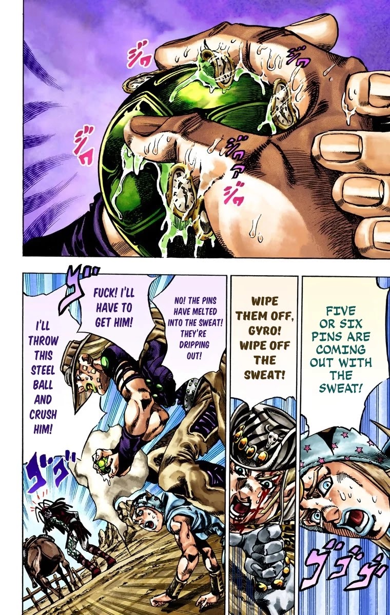 JoJo's Bizarre Adventure Part 7 - Steel Ball Run (Official Colored) chapter 22 page 30