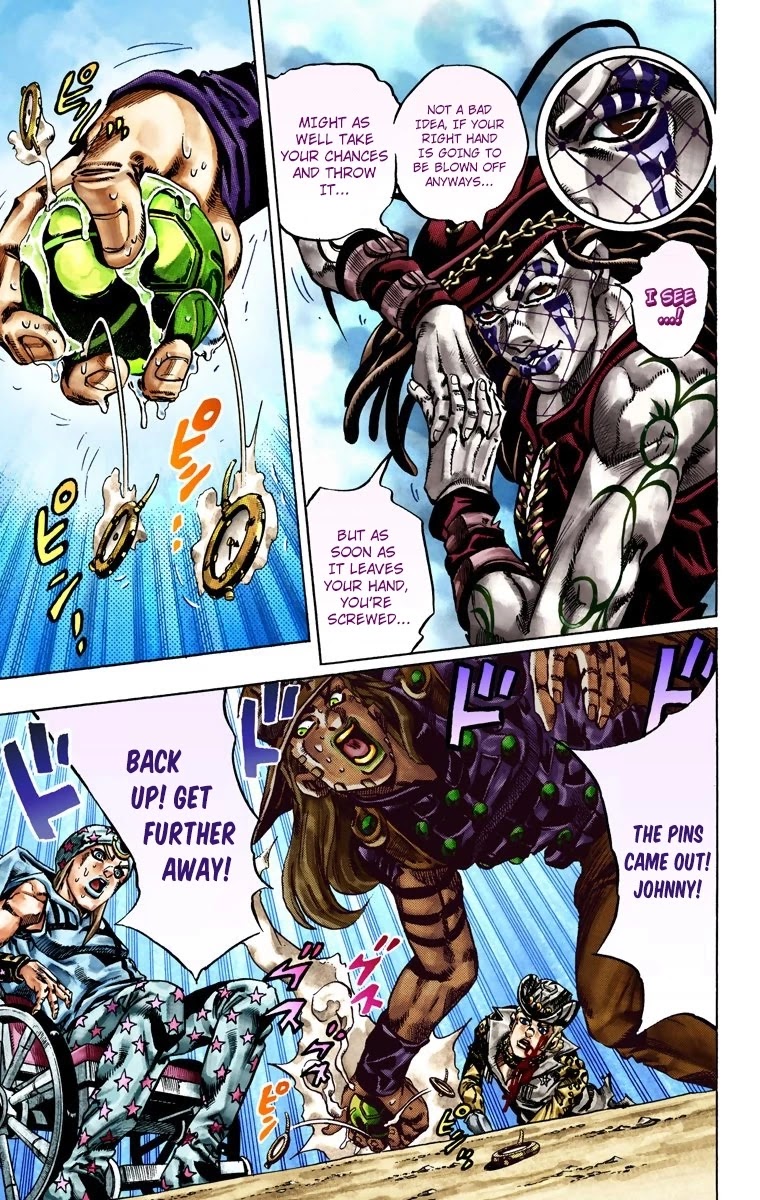 JoJo's Bizarre Adventure Part 7 - Steel Ball Run (Official Colored) chapter 22 page 31