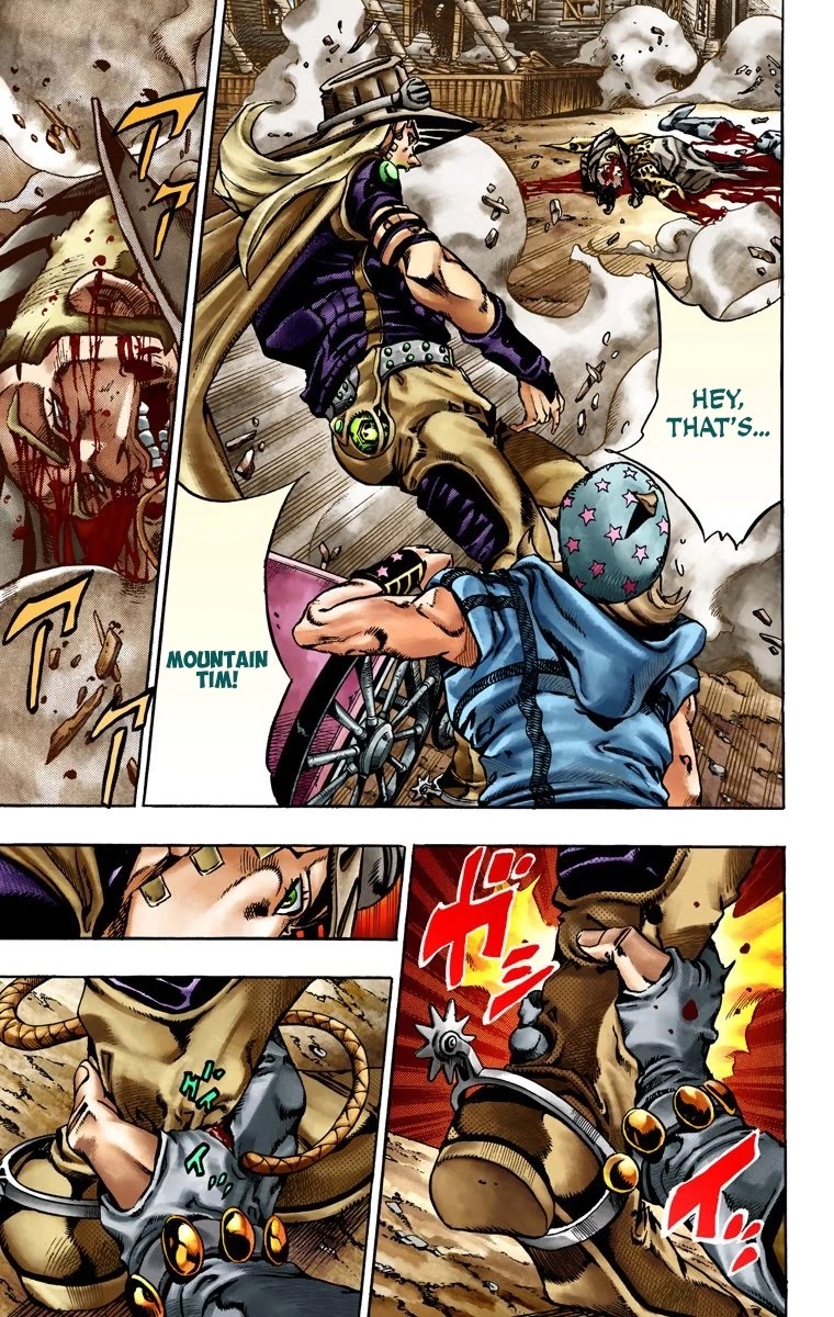 JoJo's Bizarre Adventure Part 7 - Steel Ball Run (Official Colored) chapter 22 page 5