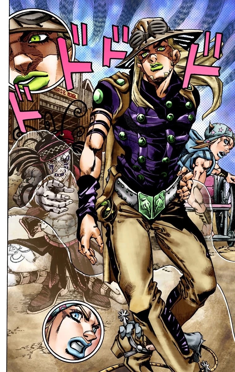 JoJo's Bizarre Adventure Part 7 - Steel Ball Run (Official Colored) chapter 22 page 8