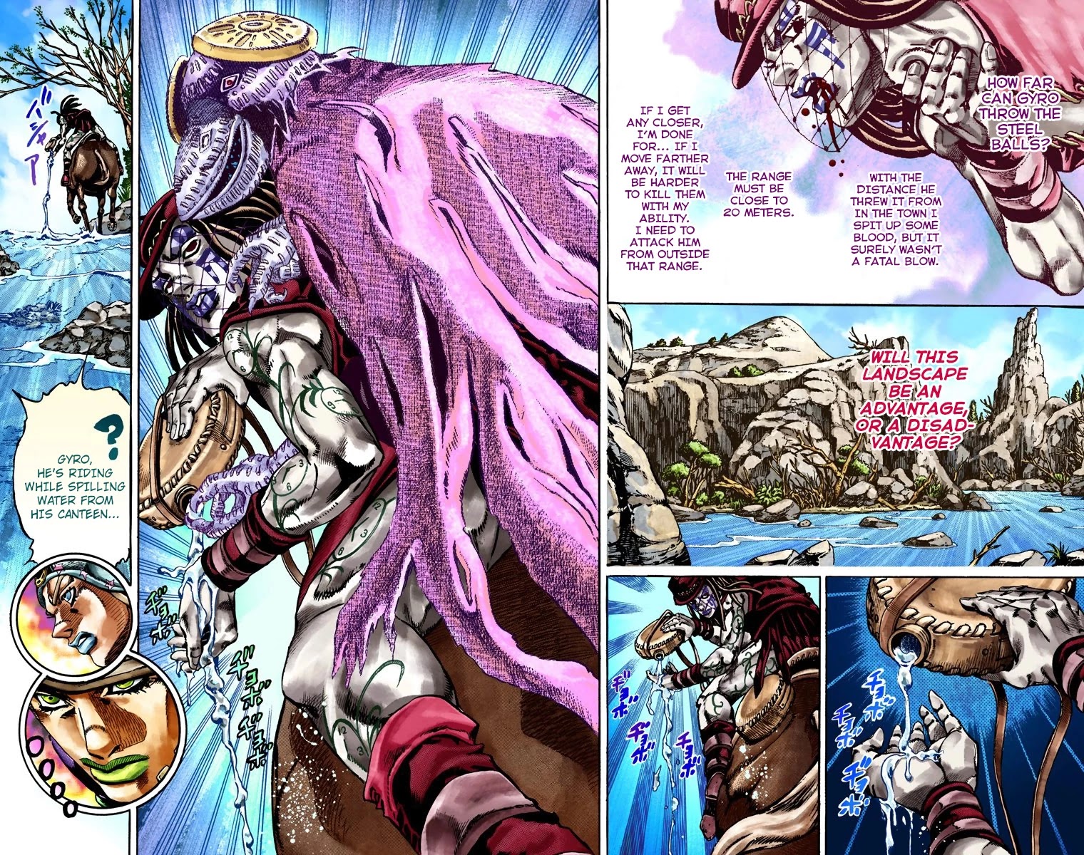 JoJo's Bizarre Adventure Part 7 - Steel Ball Run (Official Colored) chapter 23 page 6