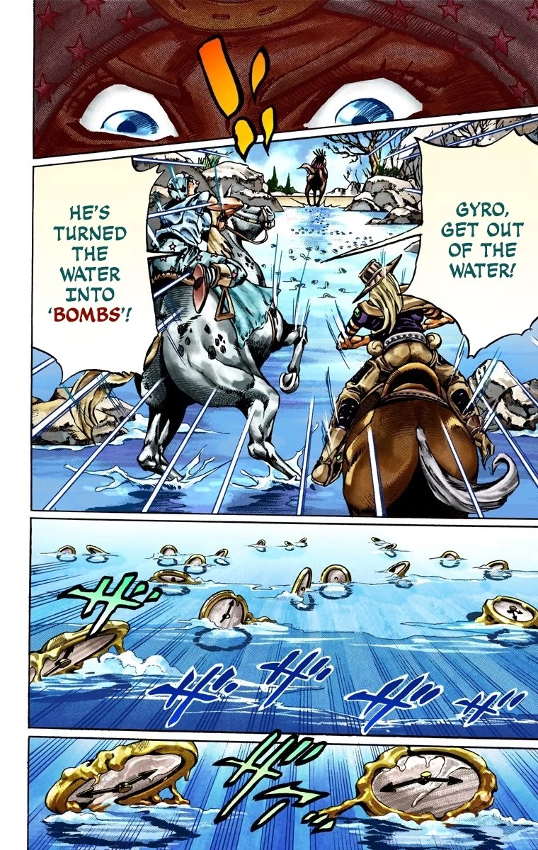 JoJo's Bizarre Adventure Part 7 - Steel Ball Run (Official Colored) chapter 23 page 7
