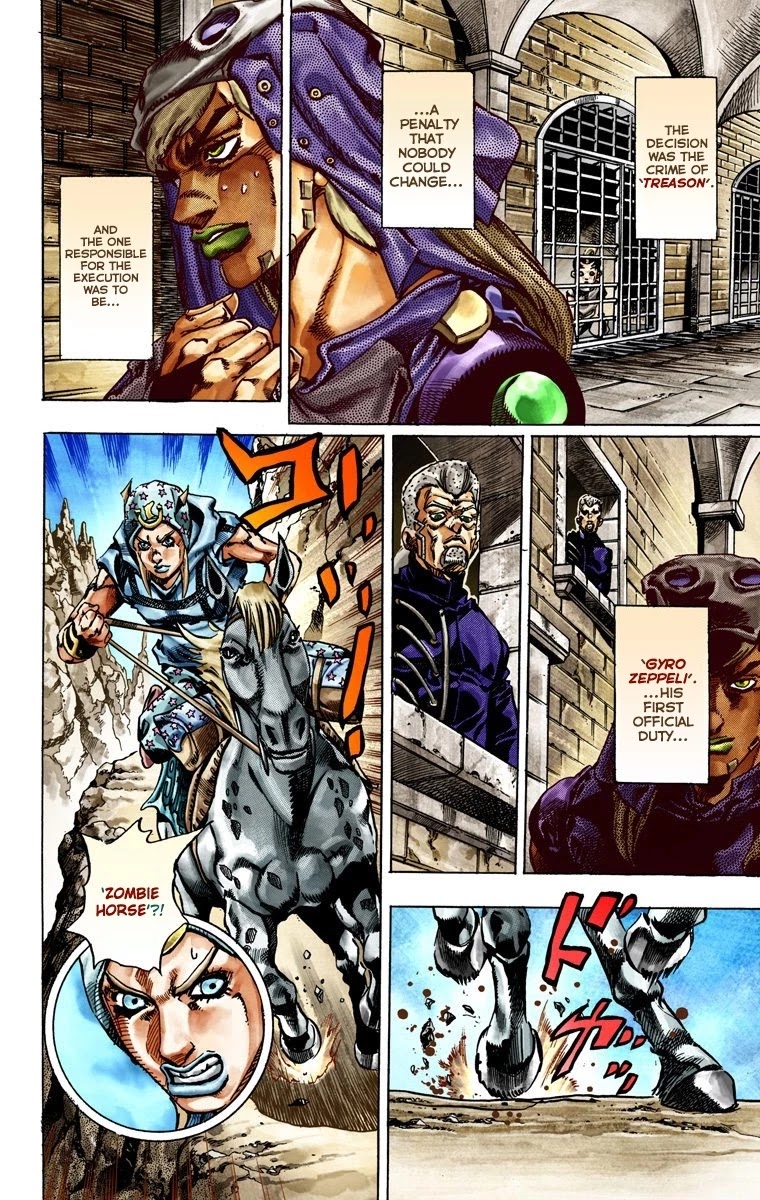JoJo's Bizarre Adventure Part 7 - Steel Ball Run (Official Colored) chapter 24 page 18