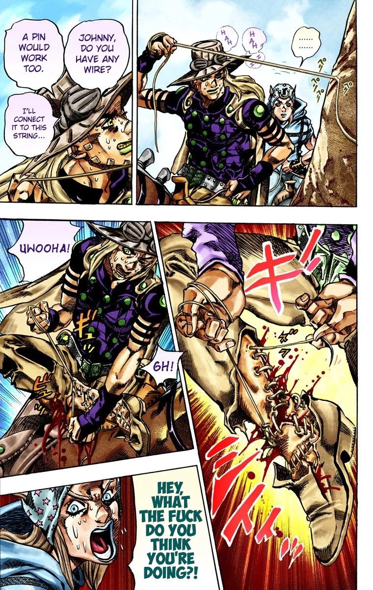 JoJo's Bizarre Adventure Part 7 - Steel Ball Run (Official Colored) chapter 24 page 21
