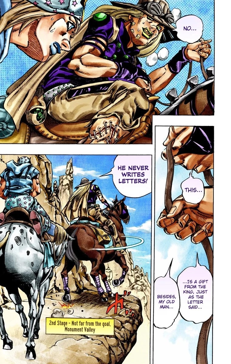 JoJo's Bizarre Adventure Part 7 - Steel Ball Run (Official Colored) chapter 24 page 23
