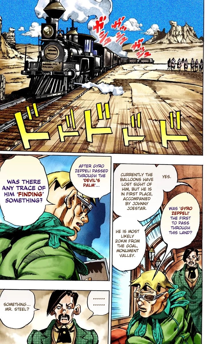 JoJo's Bizarre Adventure Part 7 - Steel Ball Run (Official Colored) chapter 25 page 27