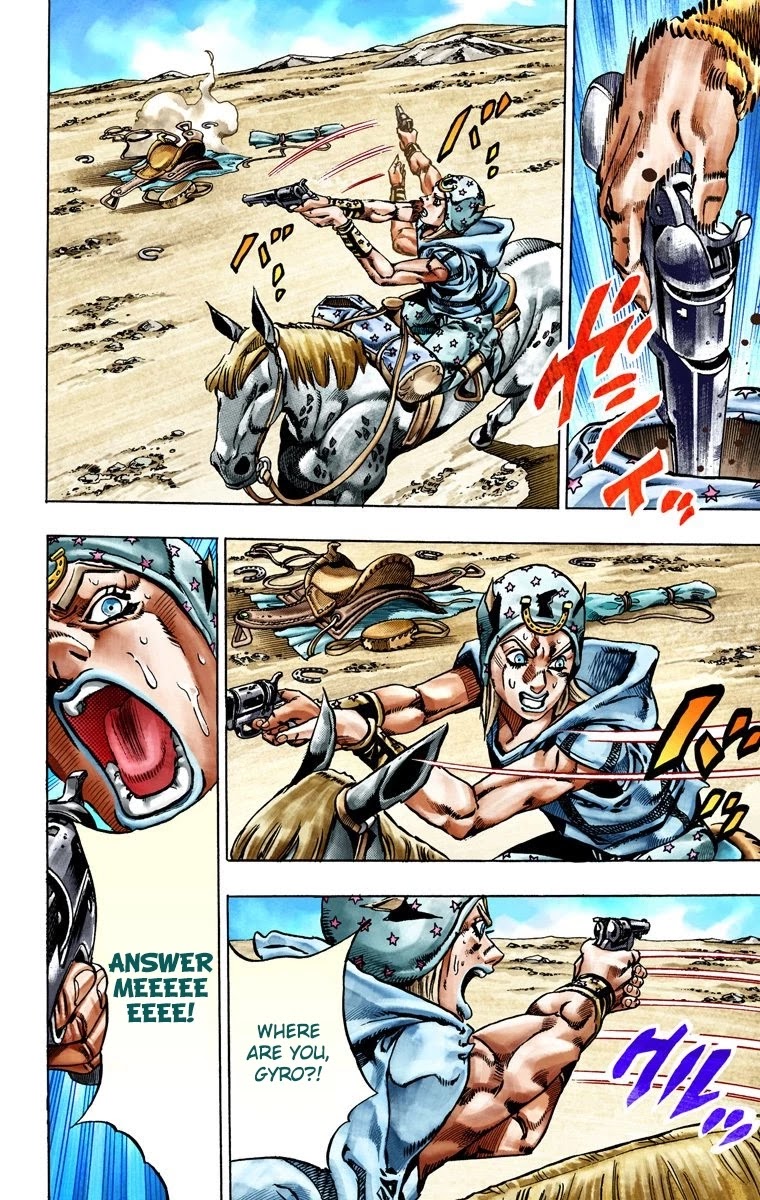 JoJo's Bizarre Adventure Part 7 - Steel Ball Run (Official Colored) chapter 25 page 51