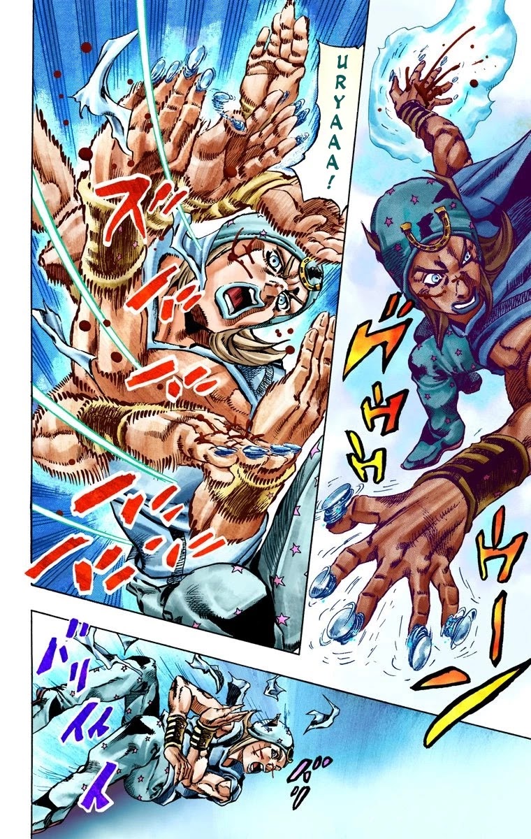 JoJo's Bizarre Adventure Part 7 - Steel Ball Run (Official Colored) chapter 25 page 56