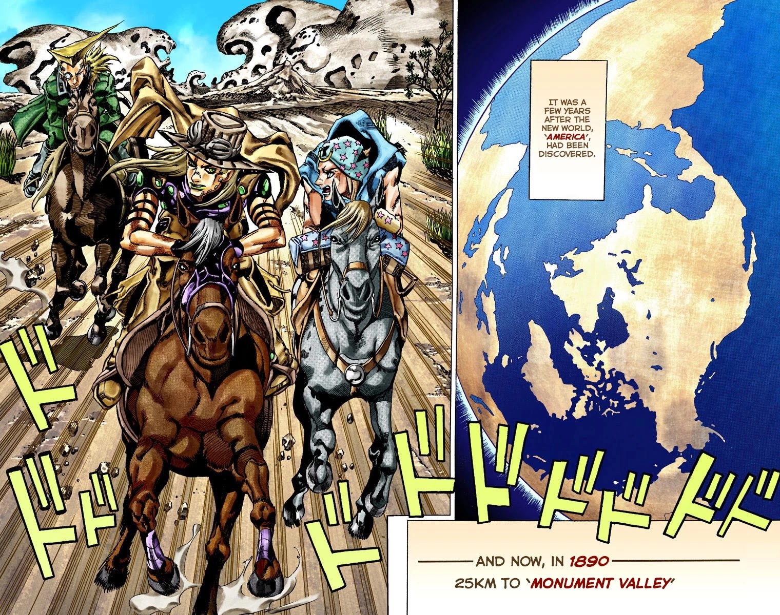 JoJo's Bizarre Adventure Part 7 - Steel Ball Run (Official Colored) chapter 25 page 6