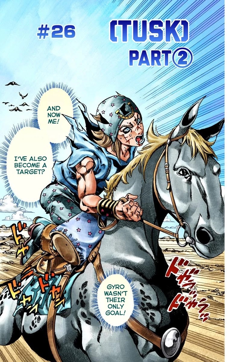 JoJo's Bizarre Adventure Part 7 - Steel Ball Run (Official Colored) chapter 26 page 2