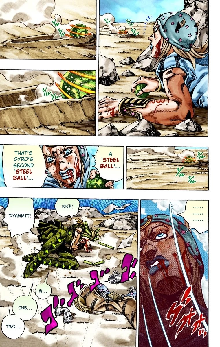 JoJo's Bizarre Adventure Part 7 - Steel Ball Run (Official Colored) chapter 26 page 45
