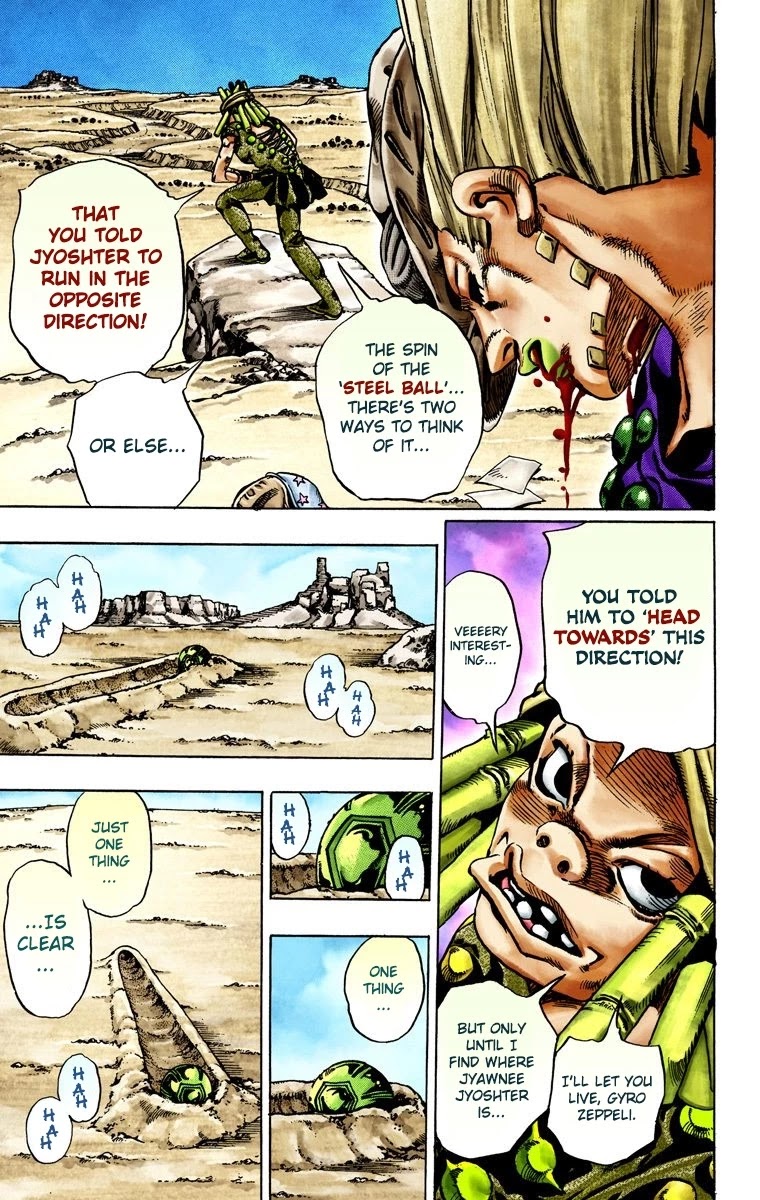 JoJo's Bizarre Adventure Part 7 - Steel Ball Run (Official Colored) chapter 26 page 51