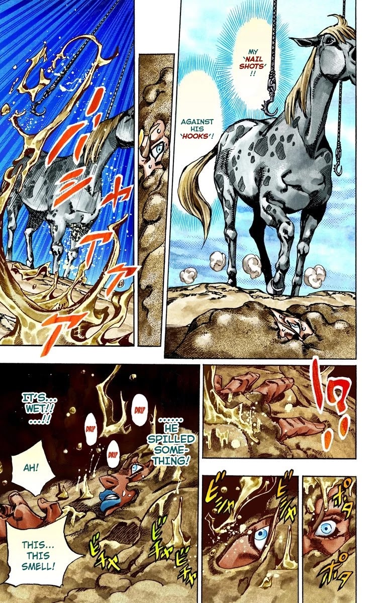 JoJo's Bizarre Adventure Part 7 - Steel Ball Run (Official Colored) chapter 27 page 14