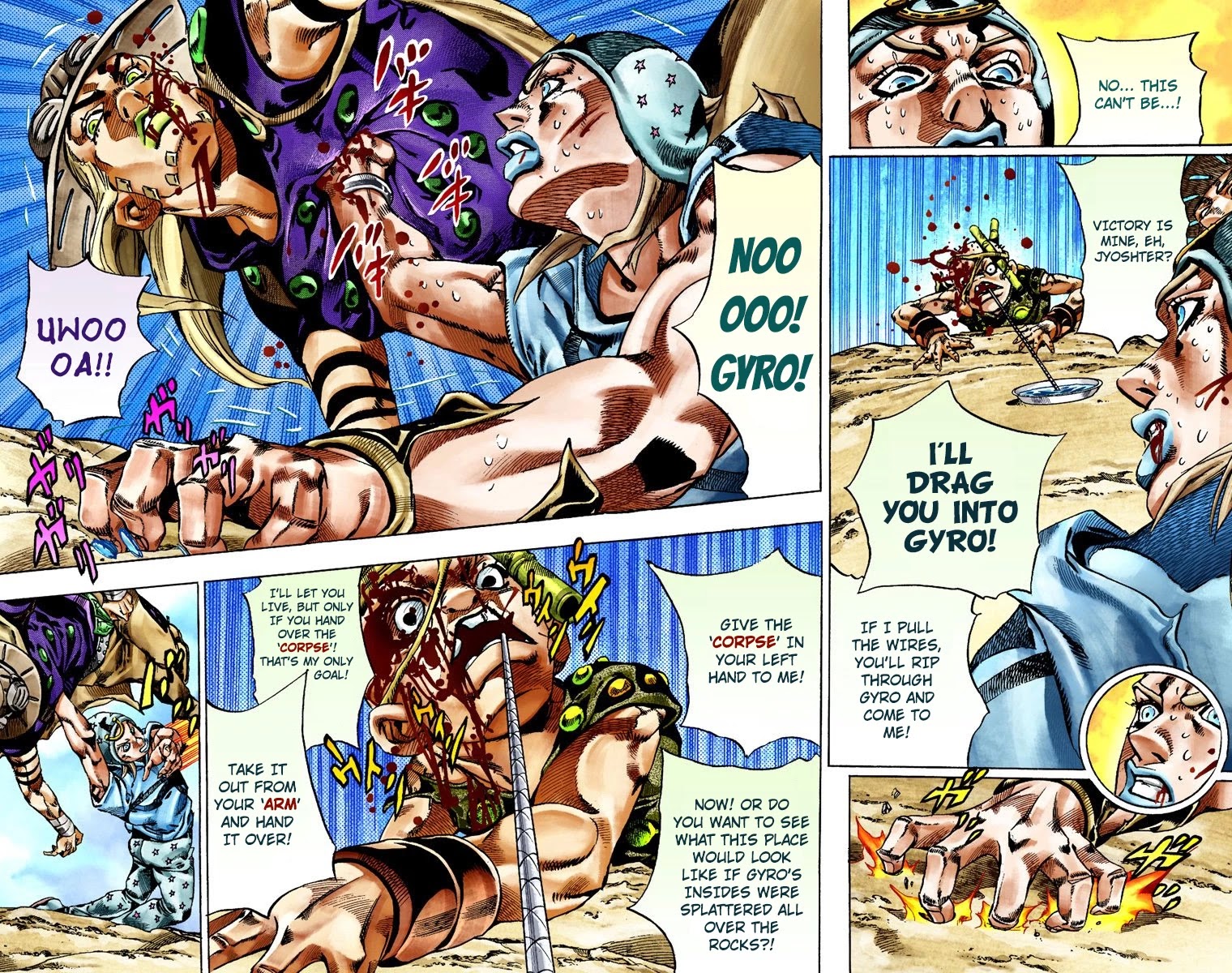 JoJo's Bizarre Adventure Part 7 - Steel Ball Run (Official Colored) chapter 27 page 27