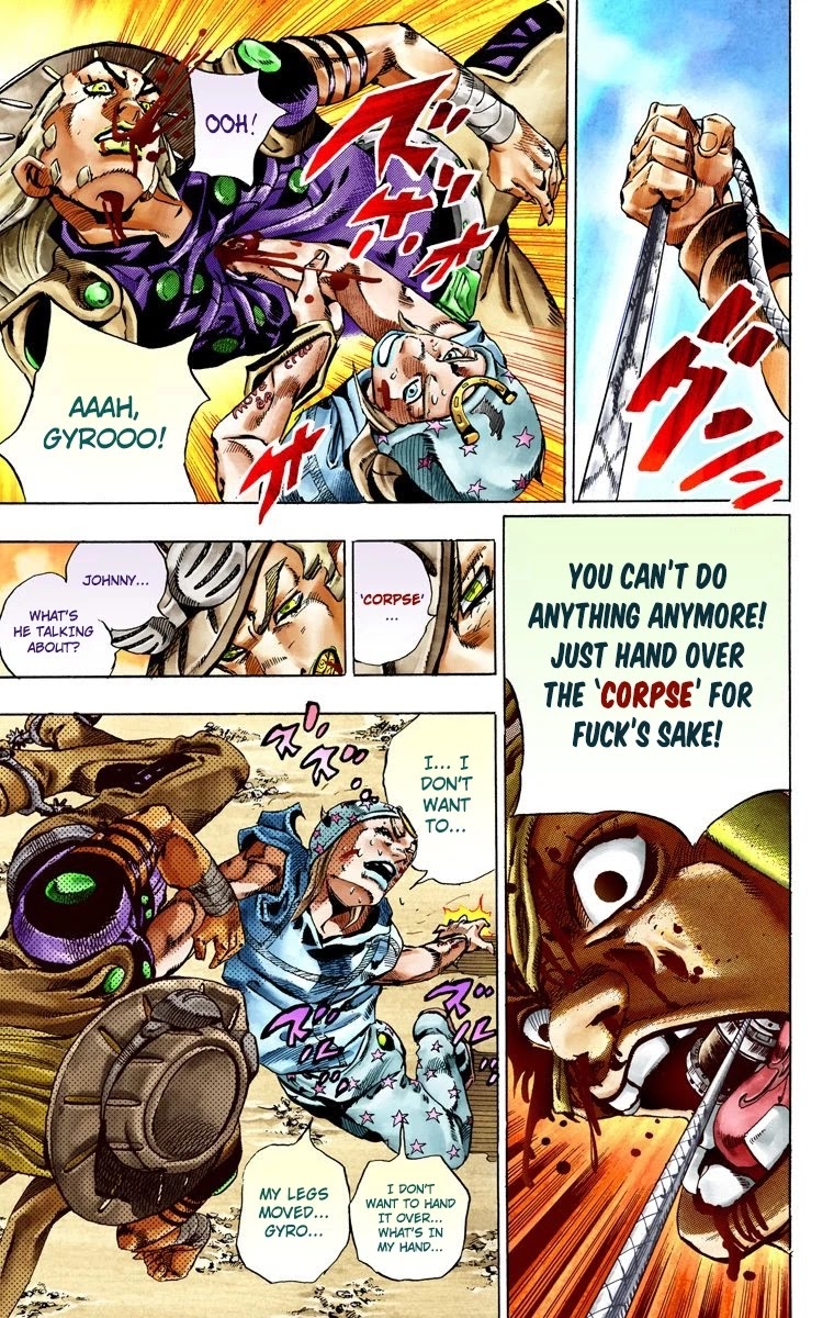 JoJo's Bizarre Adventure Part 7 - Steel Ball Run (Official Colored) chapter 27 page 31