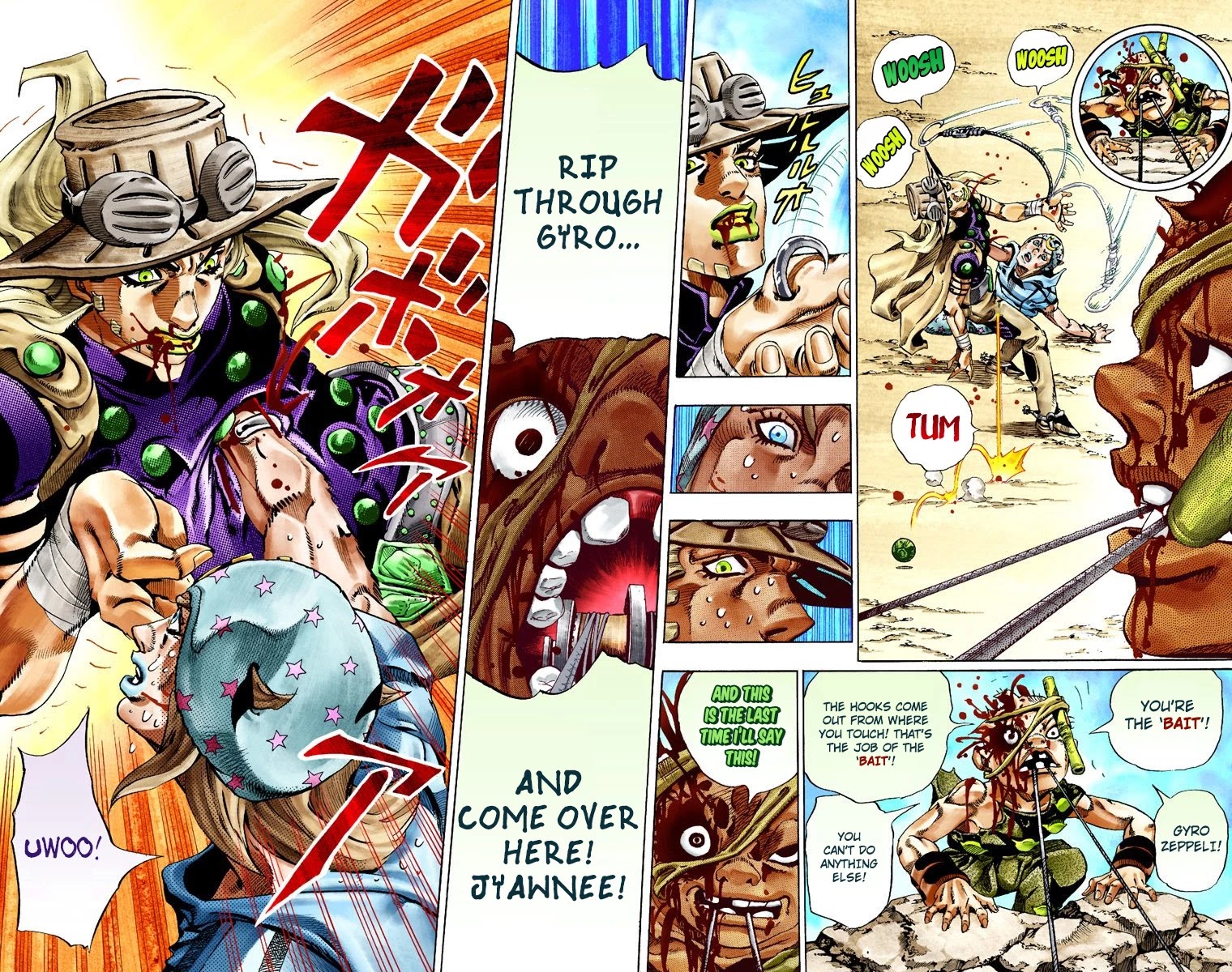 JoJo's Bizarre Adventure Part 7 - Steel Ball Run (Official Colored) chapter 27 page 32