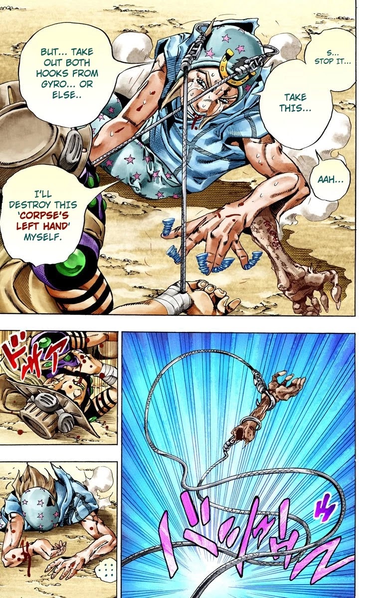 JoJo's Bizarre Adventure Part 7 - Steel Ball Run (Official Colored) chapter 27 page 36