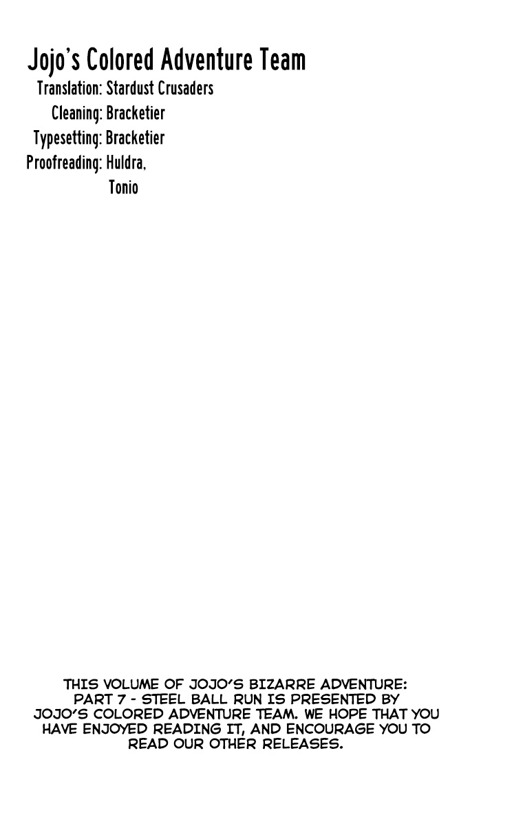 JoJo's Bizarre Adventure Part 7 - Steel Ball Run (Official Colored) chapter 27 page 53