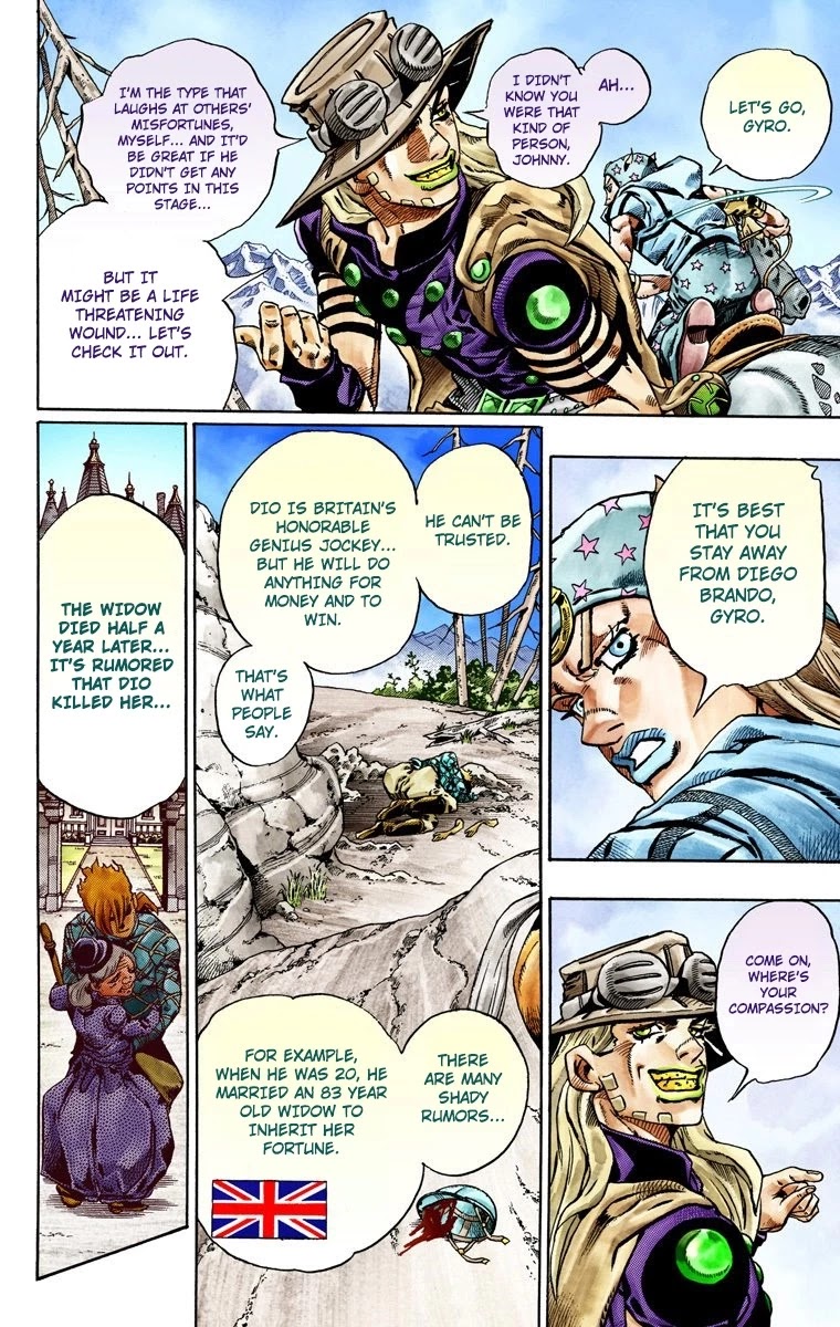 JoJo's Bizarre Adventure Part 7 - Steel Ball Run (Official Colored) chapter 28 page 24