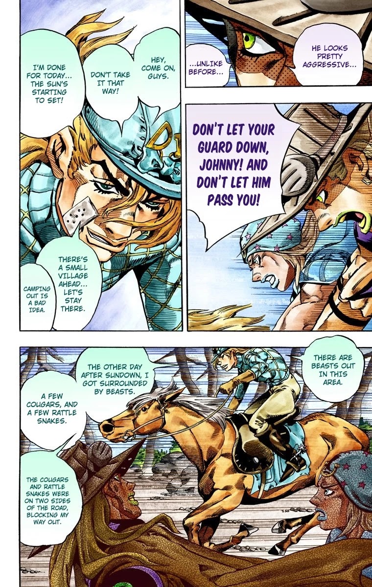 JoJo's Bizarre Adventure Part 7 - Steel Ball Run (Official Colored) chapter 28 page 32