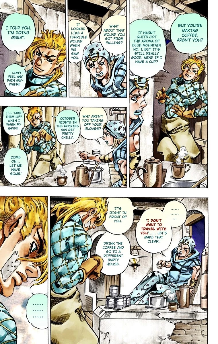 JoJo's Bizarre Adventure Part 7 - Steel Ball Run (Official Colored) chapter 28 page 46