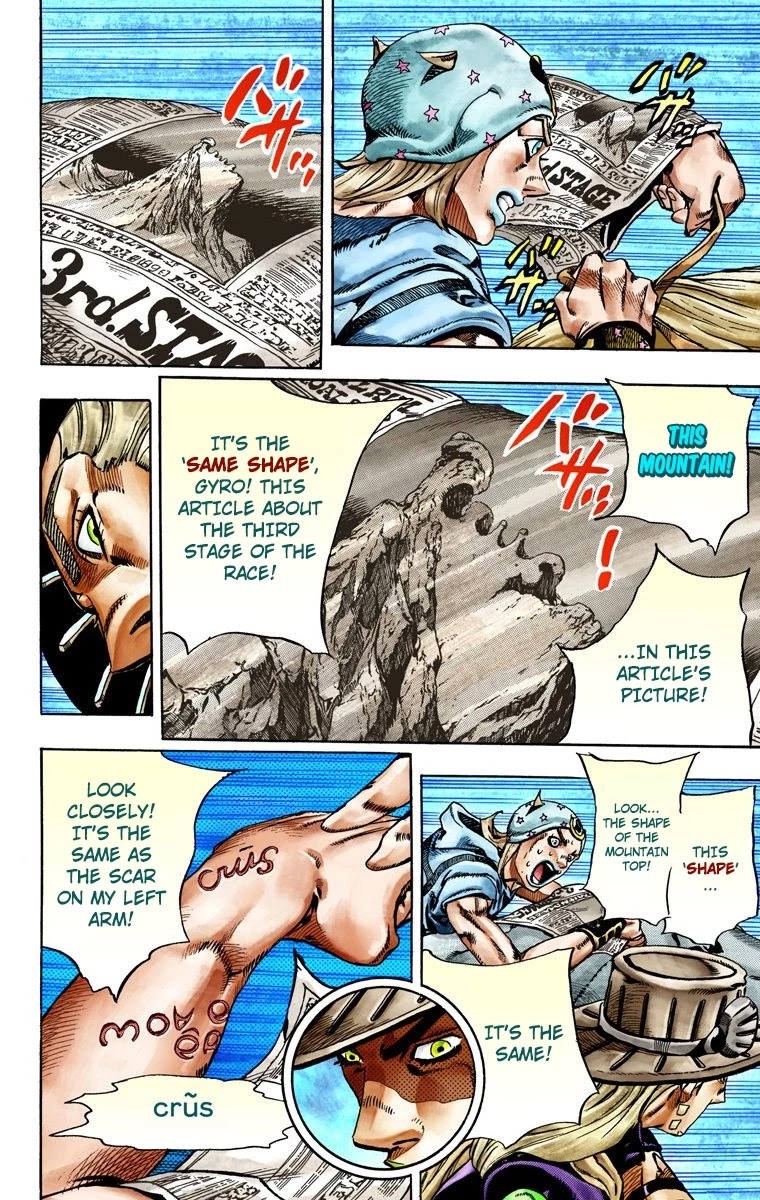 JoJo's Bizarre Adventure Part 7 - Steel Ball Run (Official Colored) chapter 28 page 9