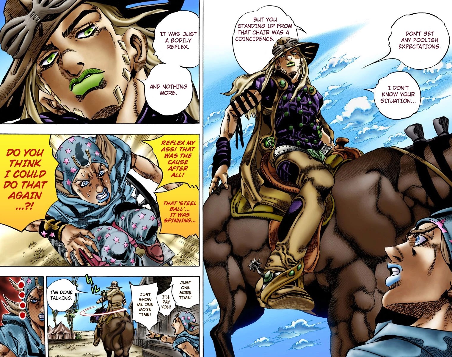 JoJo's Bizarre Adventure Part 7 - Steel Ball Run (Official Colored) chapter 3 page 25