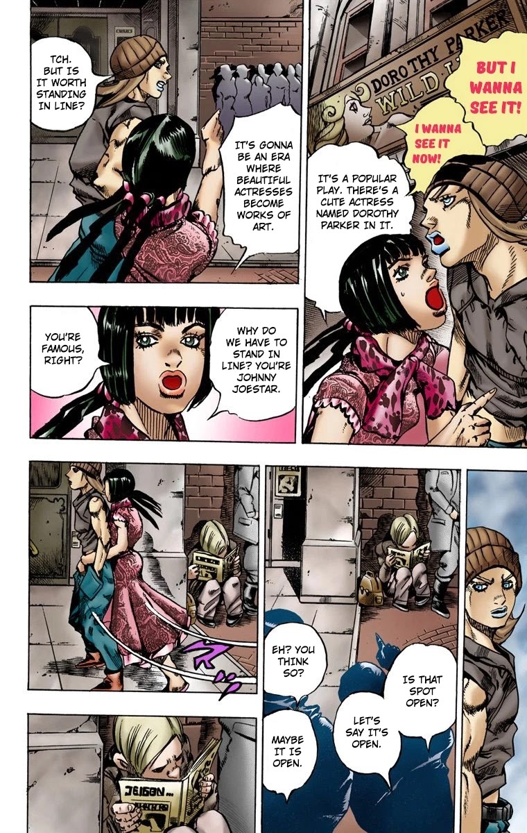 JoJo's Bizarre Adventure Part 7 - Steel Ball Run (Official Colored) chapter 3 page 7