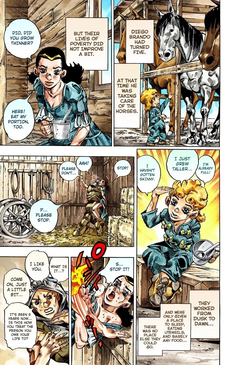 JoJo's Bizarre Adventure Part 7 - Steel Ball Run (Official Colored) chapter 30 page 8