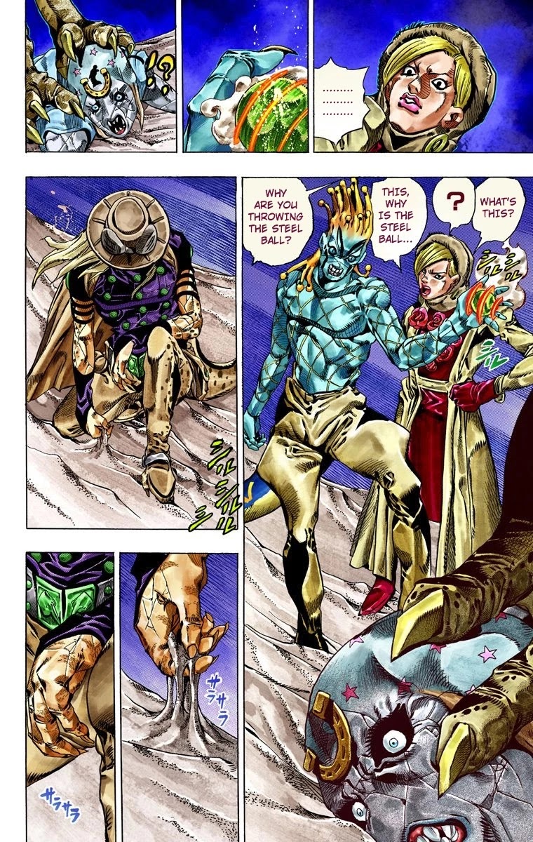 JoJo's Bizarre Adventure Part 7 - Steel Ball Run (Official Colored) chapter 31 page 22